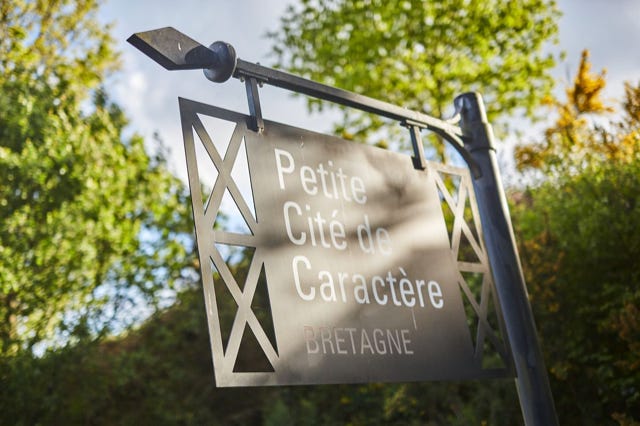 Panneau Petite Cité de Caractère Bretagne