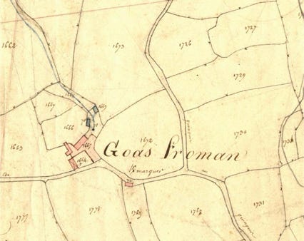 Cadastre napoléon de Goas Froment