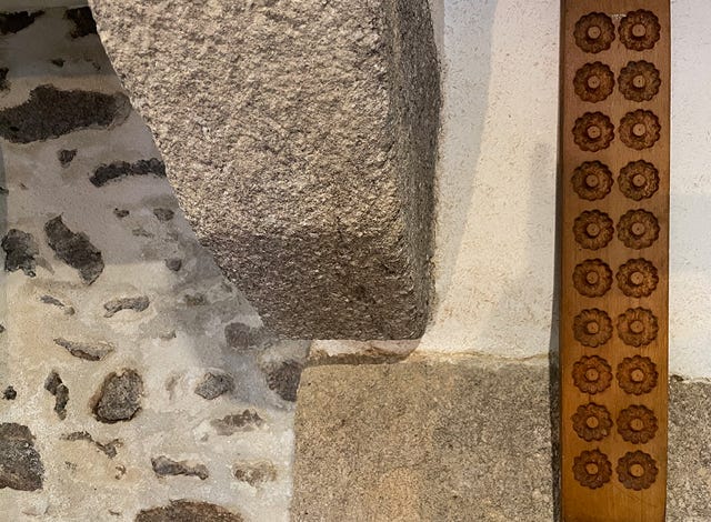 Détail décoration gîte avec Speculoos-forme 